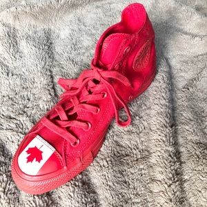 Red Canada Converse